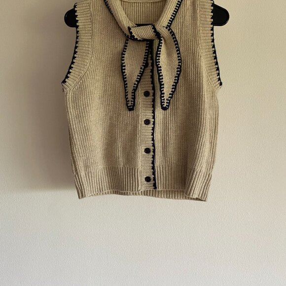 Cream knit top - Picture 3 of 4